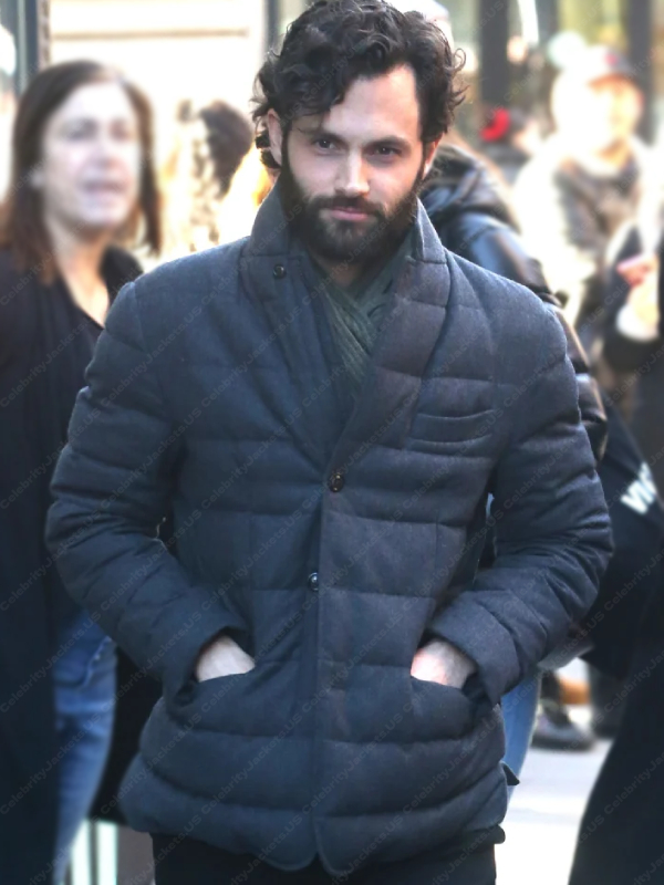 You S04 Penn Badgley Puffer Jacket