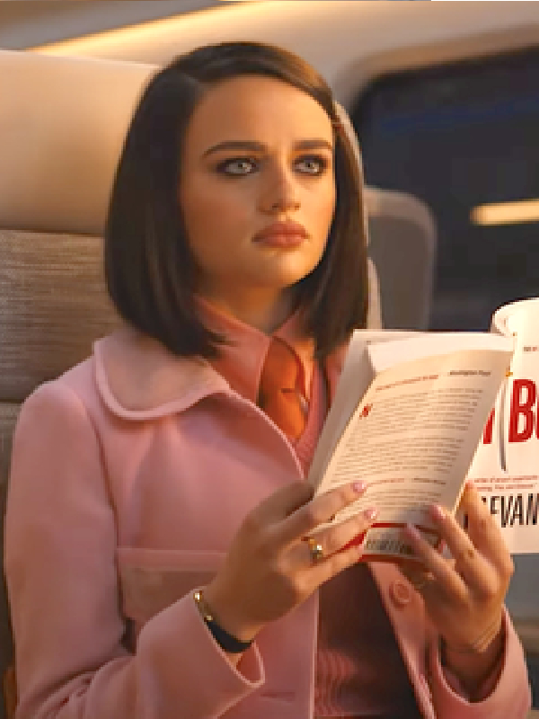 Bullet Train Joey King Pink Coat