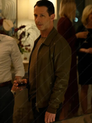 Succession S04 Jeremy Strong Leather Jacket