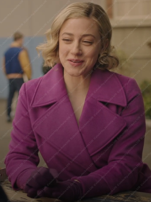 Riverdale S07 Betty Cooper Purple Coat