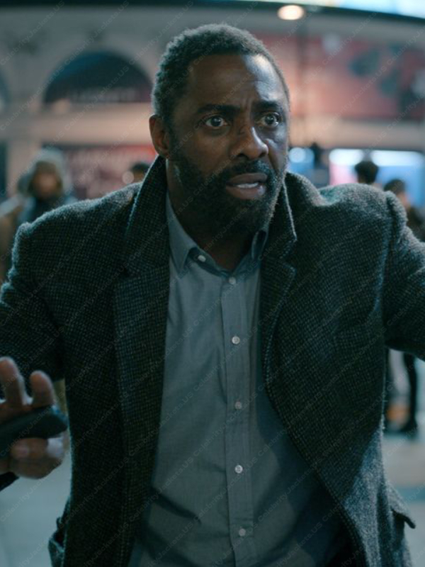 Luther The Fallen Sun Idris Elba Trench Coat