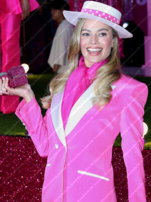 Margot Robbie Barbie Pink Blazer