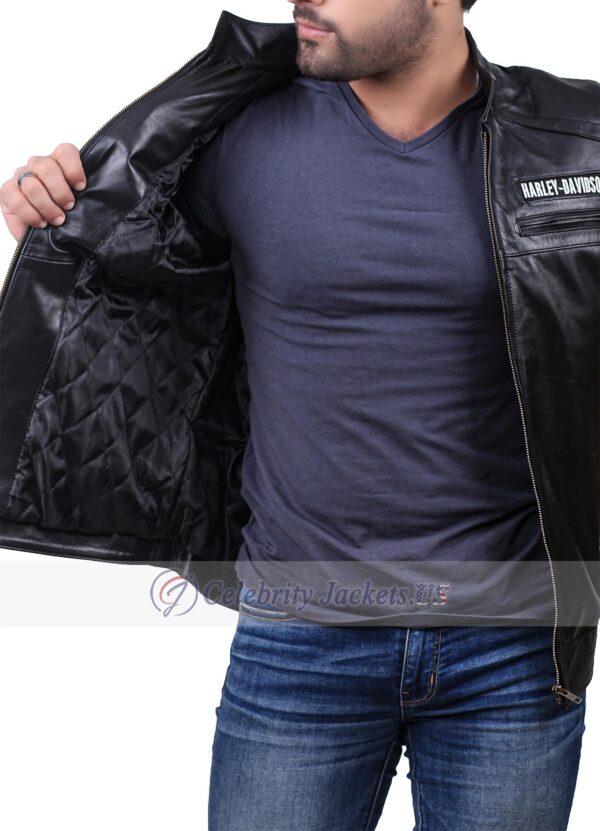 Mens Harley Davidson Black Vest