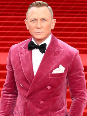 Daniel Craig Pink Tuxedo Jacket