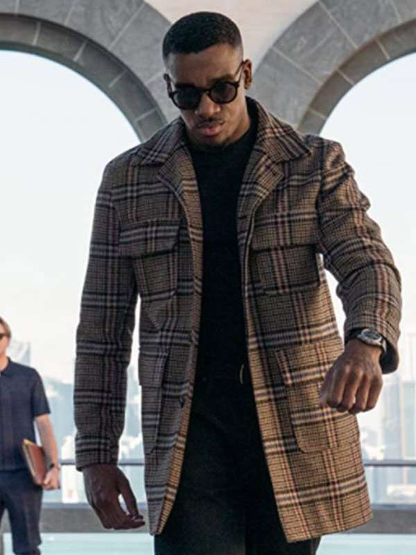 Operation Fortune Bugzy Malone Plaid Coat