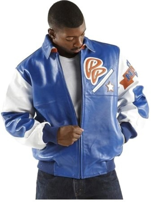 Pelle Pelle Soda Club Blue Leather Jacket