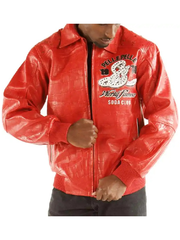 Pelle Pelle Soda Club Red Leather Jacket