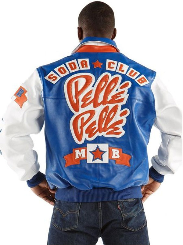 Pelle Pelle Soda Club Blue Leather Jacket