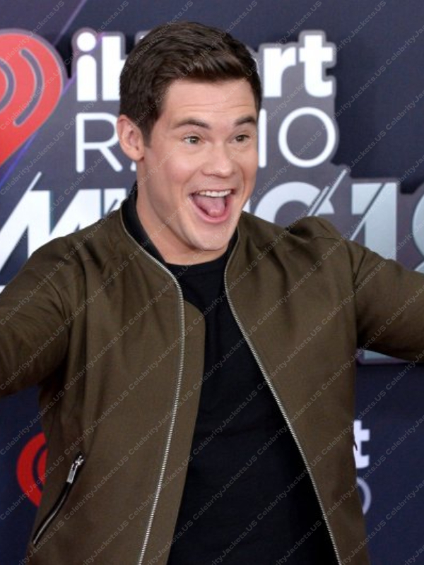 Pitch Perfect Bumper in Berlin Adam Devine Bomber Jacket