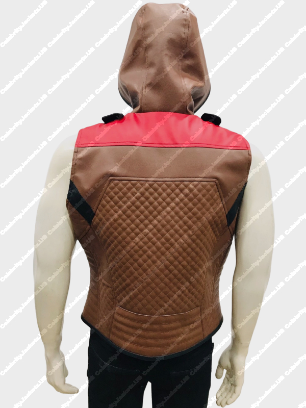 Gotham Knights Redhood Brown Leather Vest