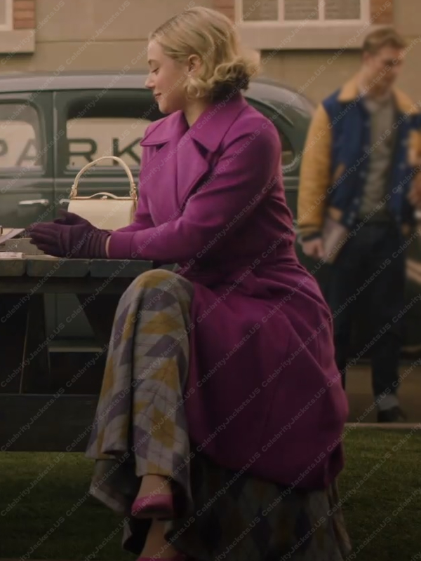 Riverdale S07 Betty Cooper Purple Coat