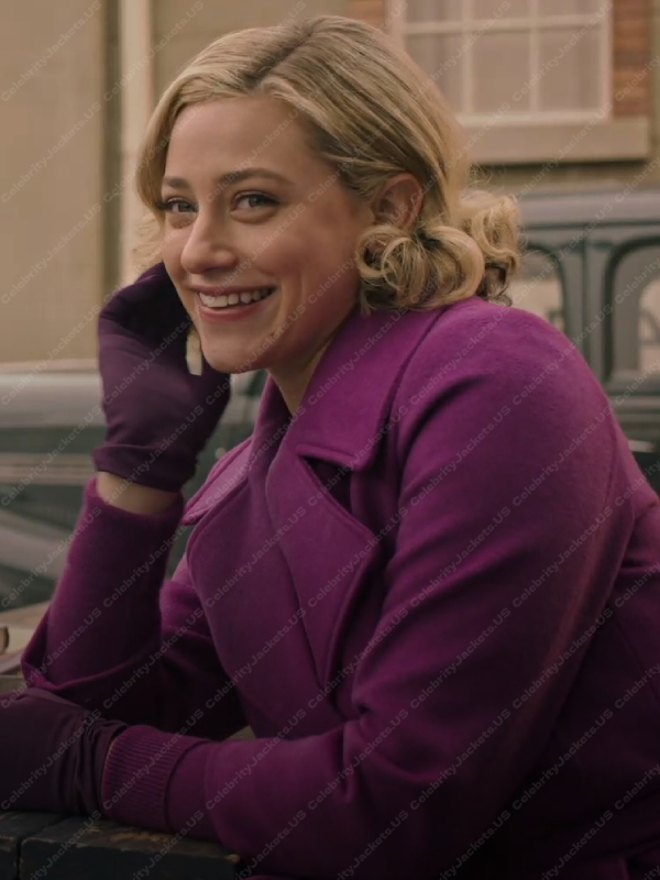 Riverdale S07 Betty Cooper Purple Coat