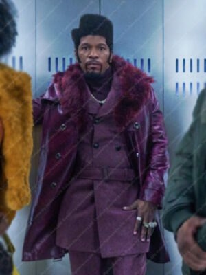 They Cloned Tyrone Jamie Foxx Leather Coat