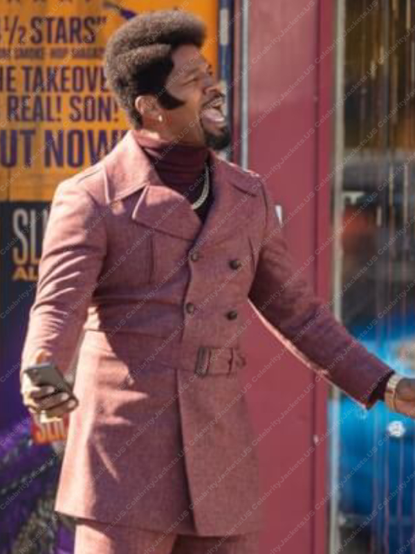 They Cloned Tyrone Jamie Foxx Trench Coat