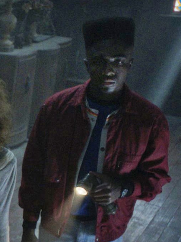 Stranger Things 4 Lucas Sinclair Red Jacket