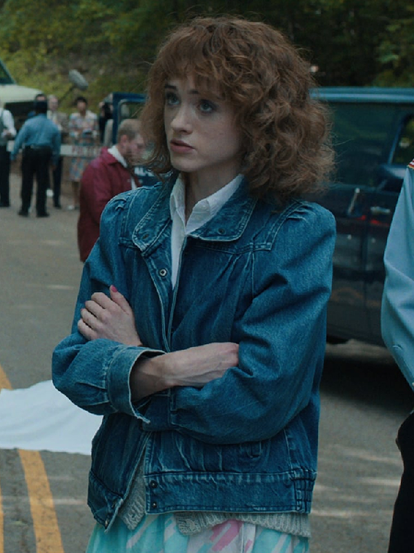 Stranger Things Season 4 Nancy Wheeler Blue Denim Jacket