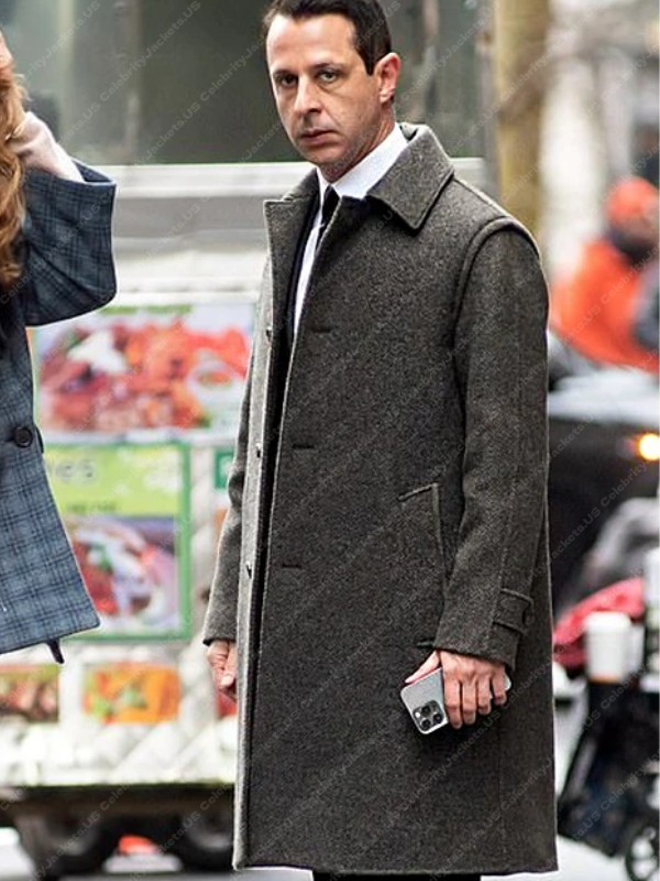 Succession S04 Kendall Roy Grey Coat