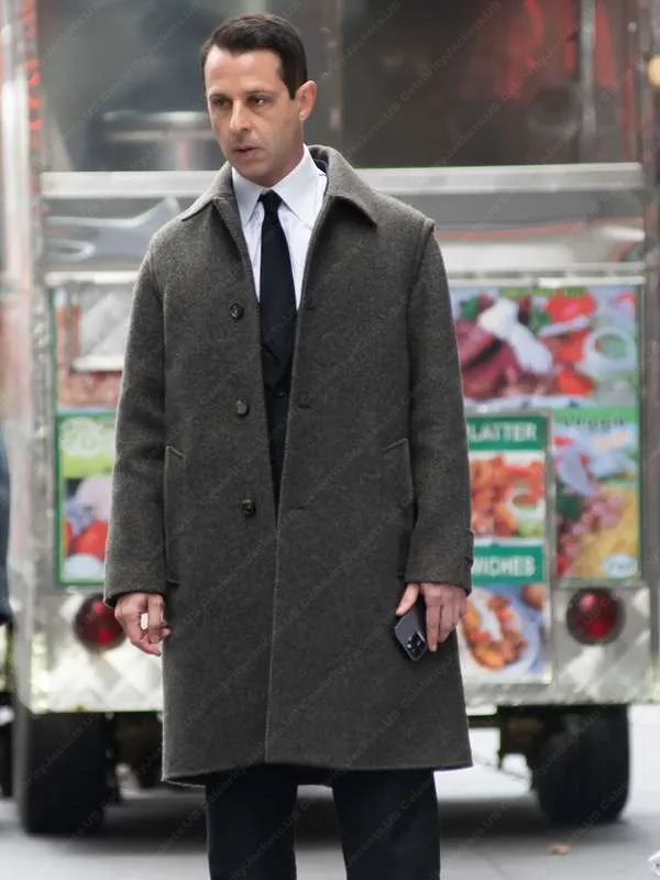 Succession S04 Kendall Roy Grey Coat