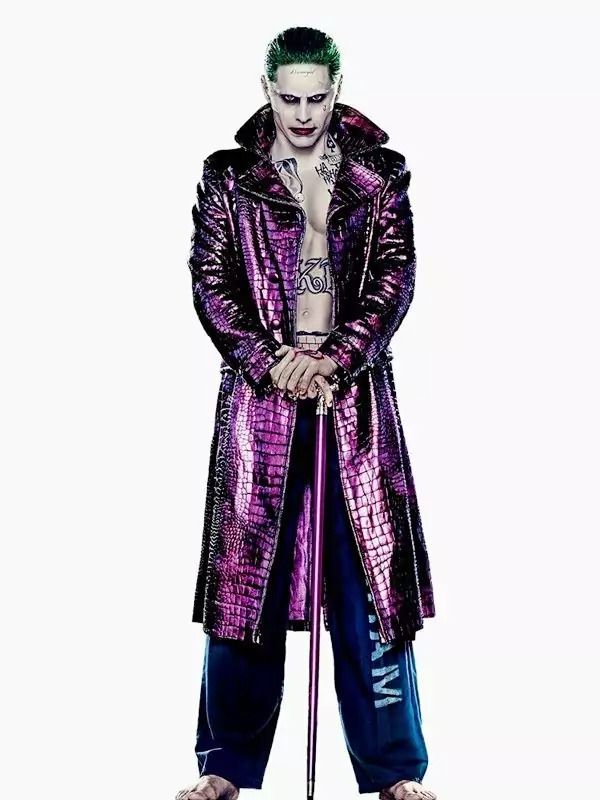 Jared Leto Suicide Squad Joker Crocodile Coat