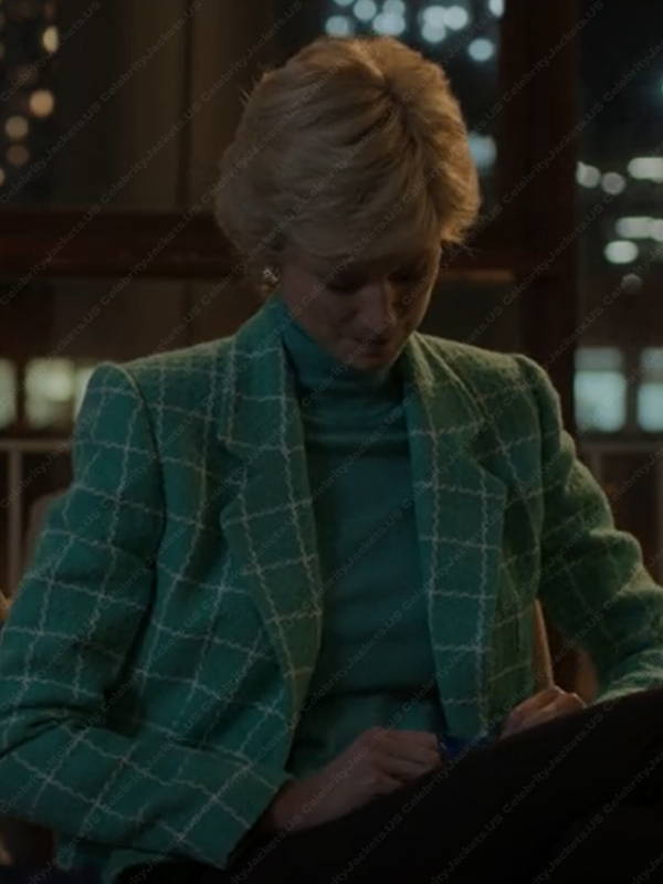 Princess Diana The Crown S05 Green Blazer