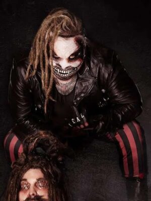 Bray Wyatt The Fiend Black Biker Jacket