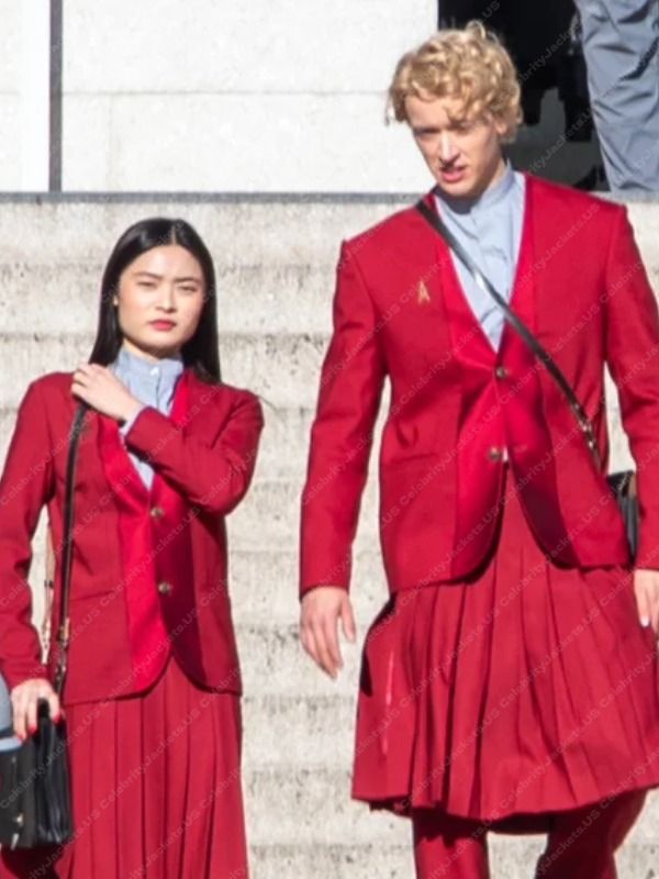 The Hunger Games 5 Red Blazer