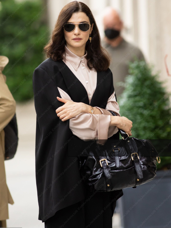 Rachel Weisz Dead Ringers Black Cape Blazer