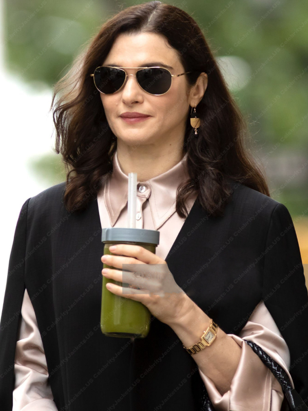 Rachel Weisz Dead Ringers Black Cape Blazer