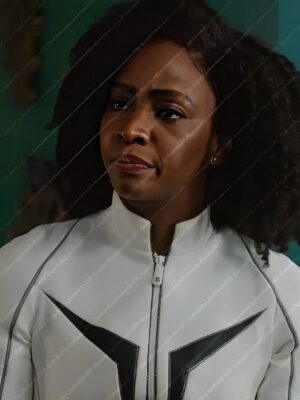 The Marvels 2023 Teyonah Parris White Jacket