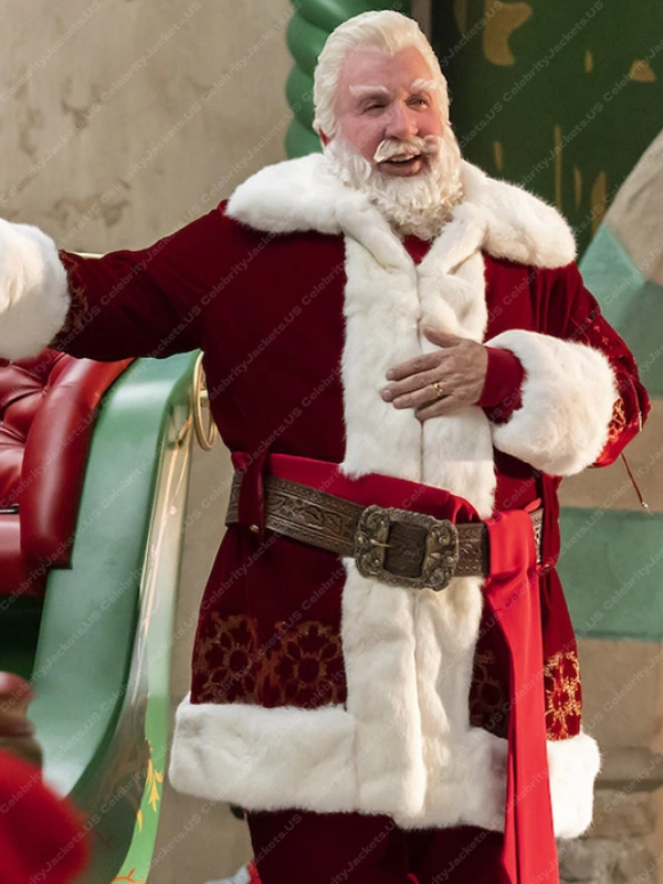 The Santa Clauses Tim Allen Coat with Free Cap