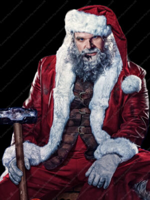 Violent Night Santa Claus Jacket with Free Cap