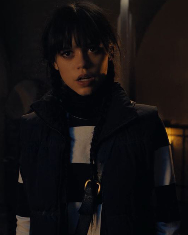 Wednesday Jenna Ortega Puffer Vest