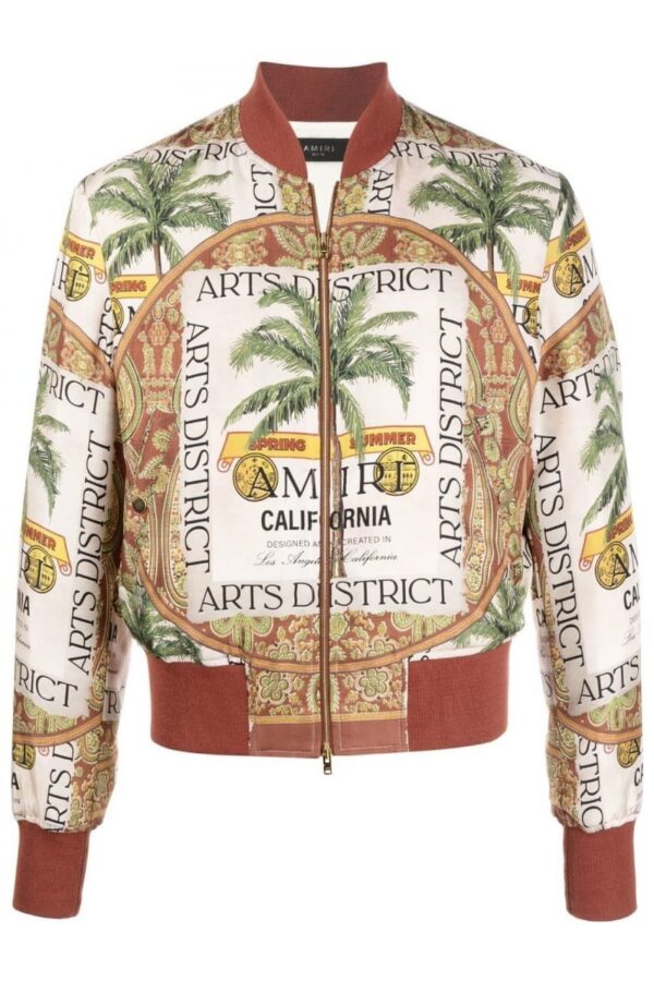 Amiri Rum Label Printed Jacket