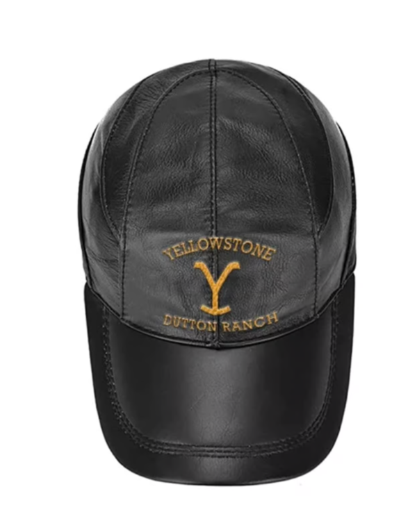 Yellowstone Dutton Ranch Black Leather Hat