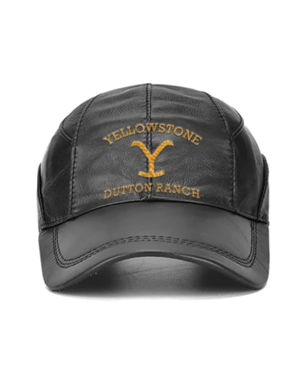 Yellowstone Dutton Ranch Black Leather Hat