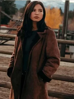 Yellowstone Monica Dutton Shearling Coat