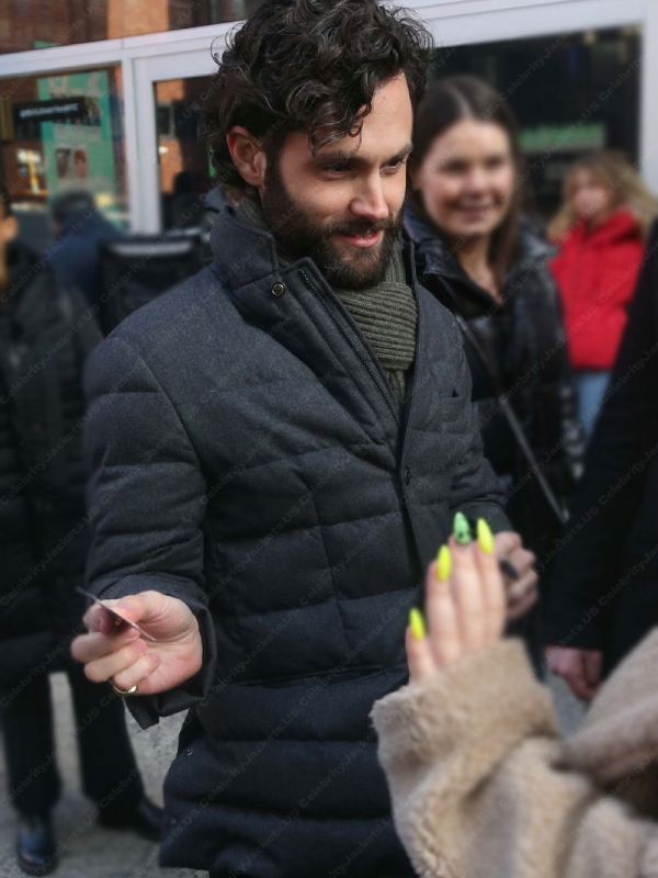 You S04 Penn Badgley Puffer Jacket