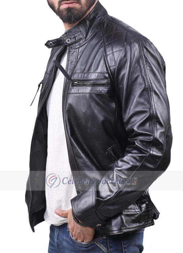 Glen Cafe Racer Distressed Various Color Leather Jacket