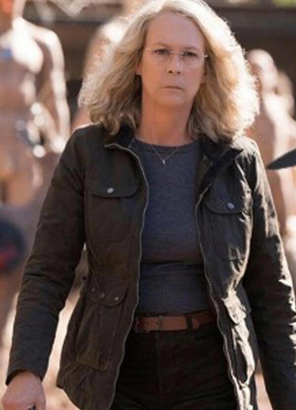 Halloween Kills Jamie Lee Curtis Black Cotton Jacket