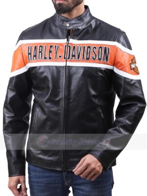 Harley Davidson Victory Lane Leather Jacket