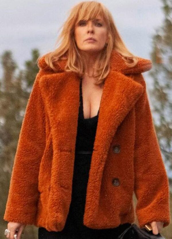 Kelly Reilly Yellowstone Beth Dutton Fur Jacket