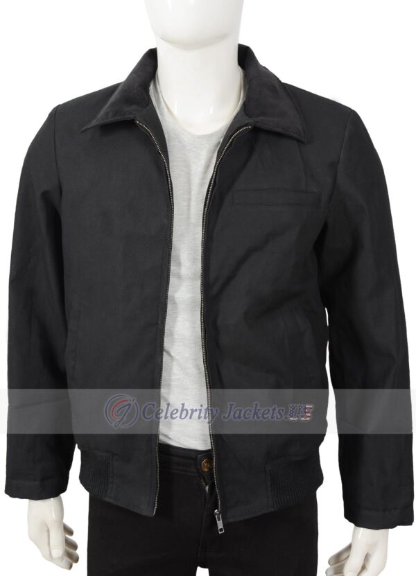 Kevin Costner Yellowstone John Dutton Black Cotton Jacket