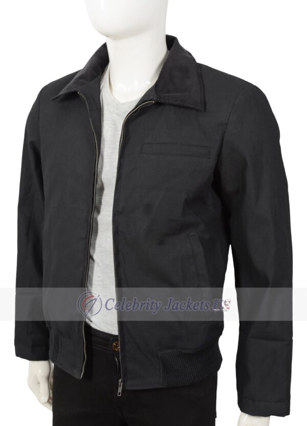 Kevin Costner Yellowstone John Dutton Black Cotton Jacket