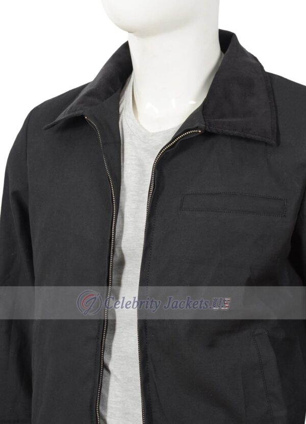 Kevin Costner Yellowstone John Dutton Black Cotton Jacket