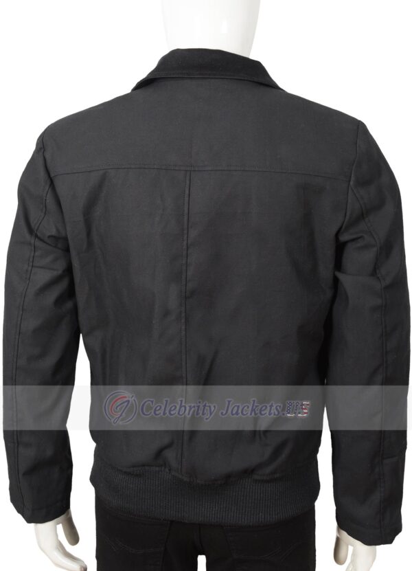 Kevin Costner Yellowstone John Dutton Black Cotton Jacket