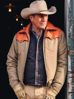 Kevin Costner Yellowstone John Dutton Cotton Jacket