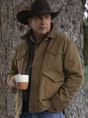 Kevin Costner Yellowstone John Dutton vintage Cotton Jacket