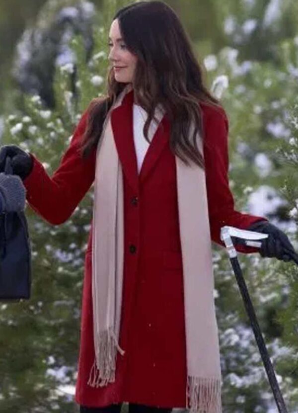 Mallory Jansen On The 12th Date of Christmas Long Coat