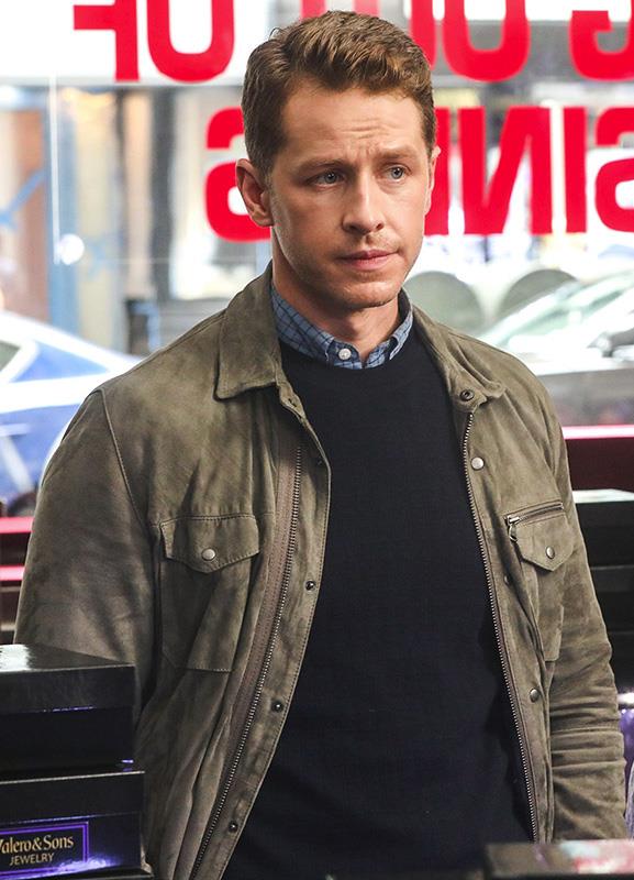 Ben Stone Manifest Josh Dallas Green Suede Leather Jacket