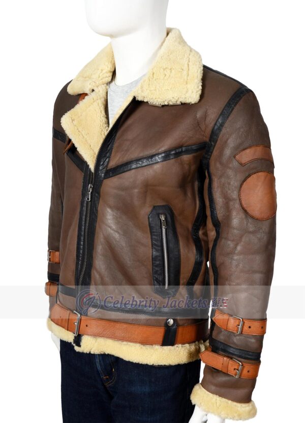 Men Aviator RAF B3 Sheepskin Bomber Jacket